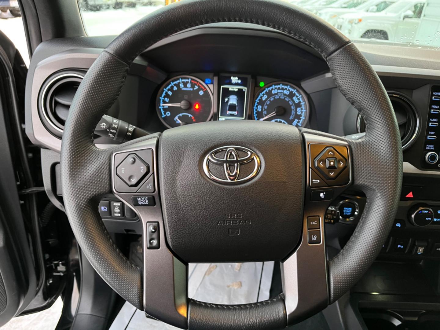 2023 Black Toyota Tacoma TRD Off Road Double Cab V6 6AT 4WD (3TMCZ5AN1PM) with an 3.5L V6 DOHC 24V engine, 6A transmission, located at 1960 Industrial Drive, Wasilla, 99654, (907) 274-2277, 61.573475, -149.400146 - Photo#9